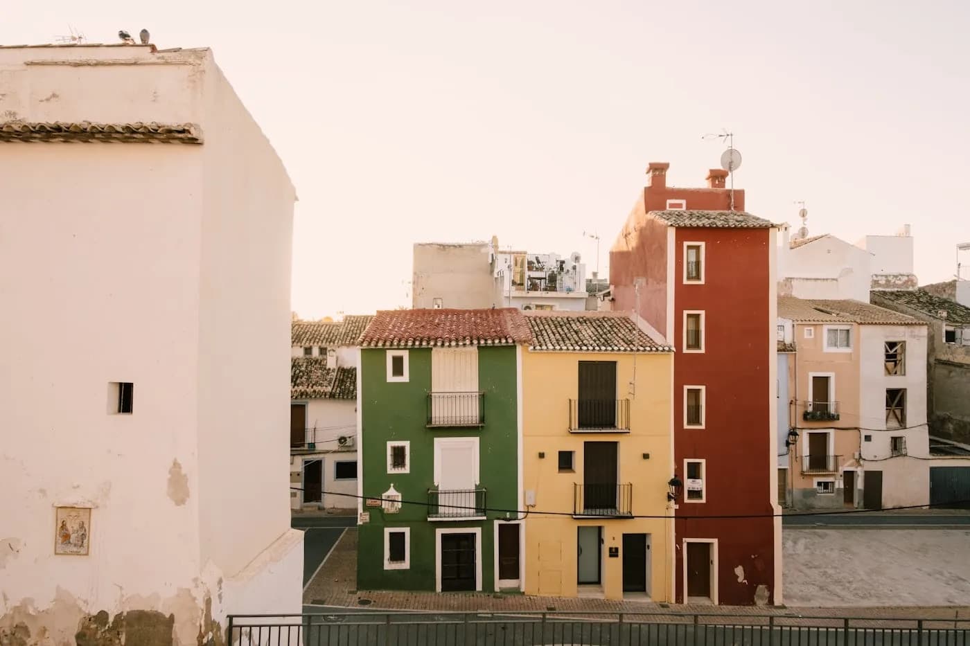 Fachadas de colores de Villajoyosa